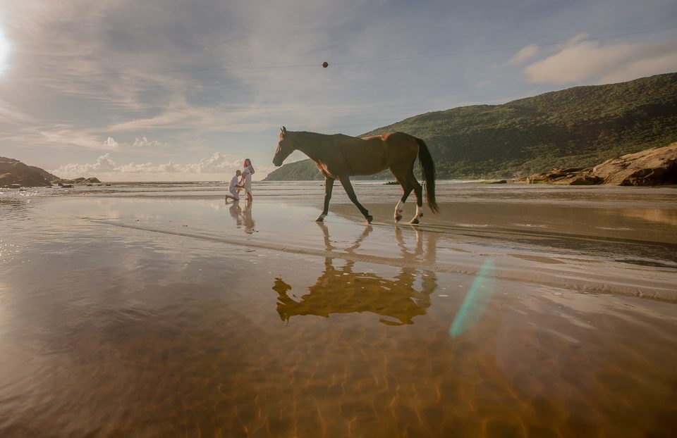 Ensaio Gestante na Praia do Campeche SC