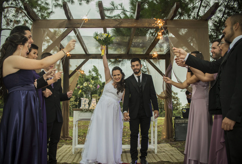 Casamento ao ar livre em São Jerônimo